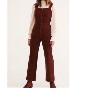 Free People corduroy overalls / jumpsuit